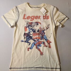 Boys Marvel Comics Legends T-Shirt Size Medium NWT